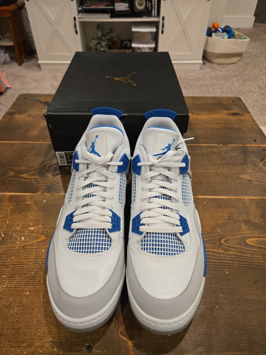 Nike Air Jordan 4 Retro Golf White Military Blue CU9981-101 Men's