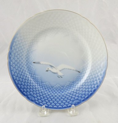 B&G Bing & Grondahl Seagull Bread Plate 6'' Gold Trim Denmark Multiple Available