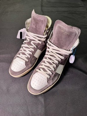 AUTHENTIC SAINT LAURENT SL/10H COURT CLASSICS HIGH TOP SNEAKERS SIZE 47 US 14