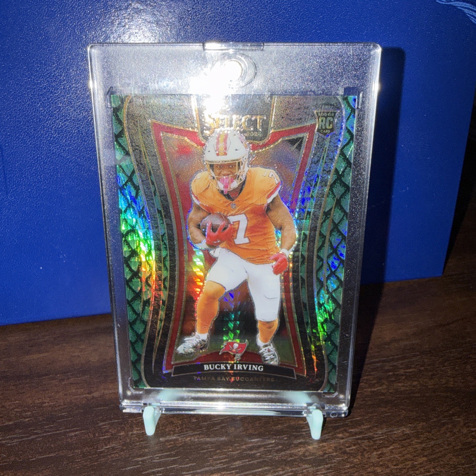2024 Panini Select Bucky Irving Suite Level #313 Dragon Scale Prizm /81 (RC)