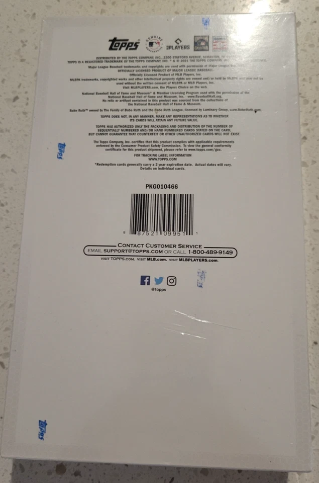 2021 Topps series 2 baseball hobby box 1 auto/relic - Image 2 of 2