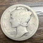 1916 MERCURY SILVER DIME ACTUAL Coin Get Today & Save & Fill Your Collection