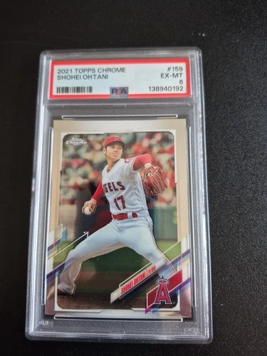 2021 Topps Chrome Shohei Ohtani PSA 6 #159 Angels