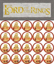 20PCS Lord Of The Rings Silvan Sindar Spear Knife Elves 4cm Plastic Figure Toy