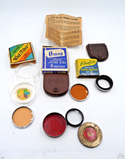 Lot of vintage filters, adapters and a portrait lens