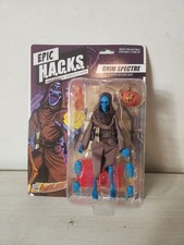 Boss Fight Studio Epic Hacks GRIM SPECTRE Earth Scorcher 6" Figure Blue Skeleton