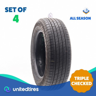 Set of (4) Used 225/65R17 Kumho Eco Solus KL21 102H - 6-7/32