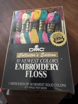 dmc embroidery Collector's Edition; 30 newest colors