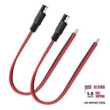 2PCS 0.98 Foot Copper SAE Extension Cables, Quick Disconnect - copper 16AWG
