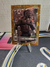 2025 Topps Chrome Sapphire WWE Oba Femi Gold Refractor #48/50