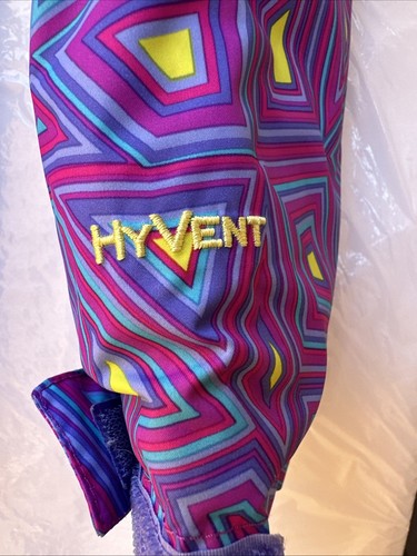 The North Face HyVent Girls Sz Med 10-12 Jacket Purple Pink Yellow Pre-owned - Picture 13 of 19