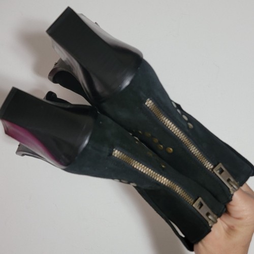 Zadig & Voltaire Cara Nieten Stiefel Damen 9 Wildleder Boho Cowgirl Country Neu - Bild 5 von 12