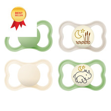 Air  Night, 6-16 Months, Unisex, 4 Count Pack of 1 , Pale Mint / Butter