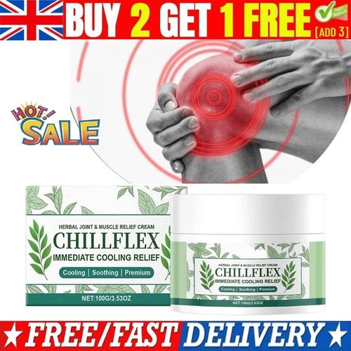 CHILLFLEX crema lenitiva al mentolo attività articolari in tutto il corpo 3,5 oz - Foto 11 di 11