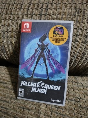 Killer Queen Black Nintendo Switch W/ Joycon Controller Skin Factory Sealed