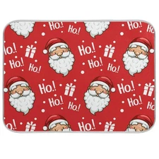 Christmas Dish Drying Mat Absorbent Heat Resistant Reversible Dish Mat for Ki...