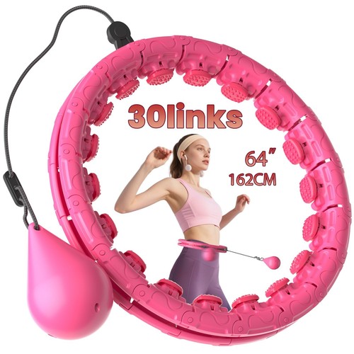 Weighted Infinity Exercise Hoop - 64in 30 Links Smart Hoop for Adult ...