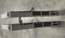 Lot Of 2 Cisco Catalyst 3850 24-Port Gigabit POE WS-C3850-24P-S w/ NM-4-1G