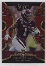 2020 Panini Chronicles Draft Picks Select Red Prizm Quartney Davis #17 0q3
