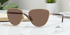 VOGUE VO4286S 848 73 Pale Gold Dark Brown 56mm Women's Sunglasses