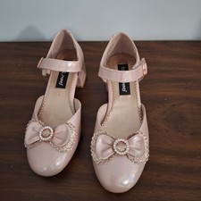 GIRLS SZ 3 BLOCK HEELS SHOES