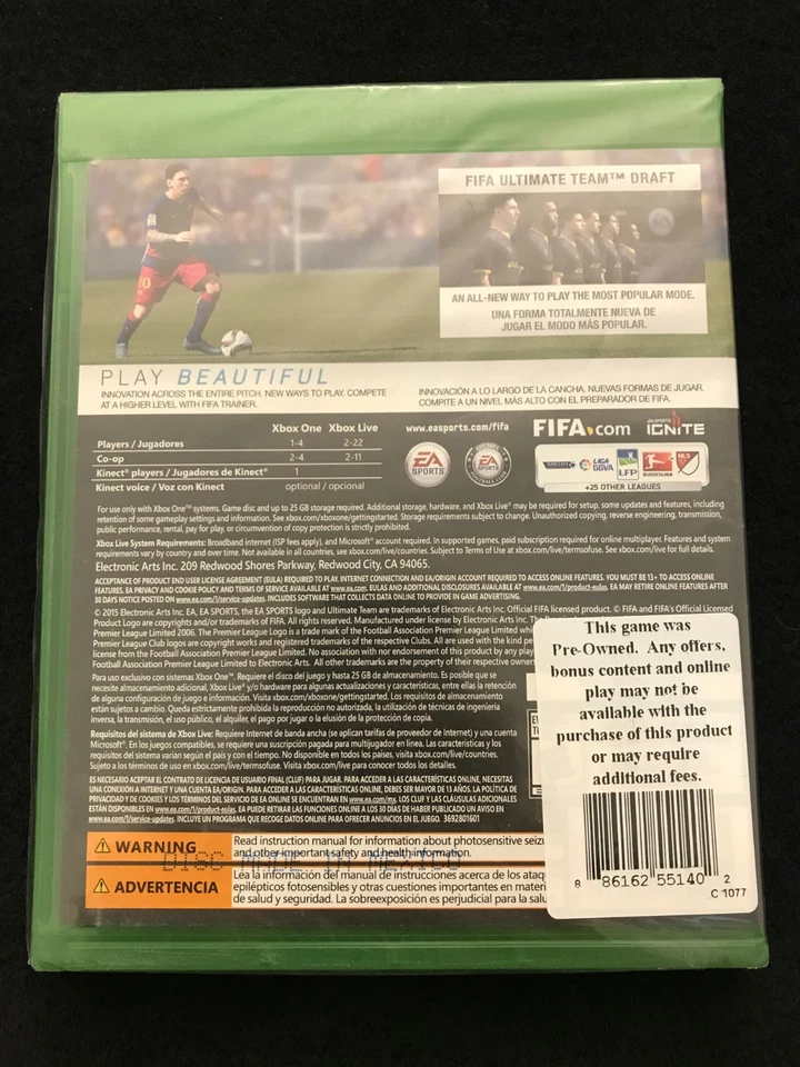 FIFA 16 & FIFA 17 Xbox One Lot – Resealed Pre-Owned EA Sports Soccer Games ⚽ - Image 4 of 4