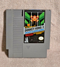 DONKEY KONG 3 NES Cartridge only Nintendo Entertainment System TESTED! 3 SCREW!