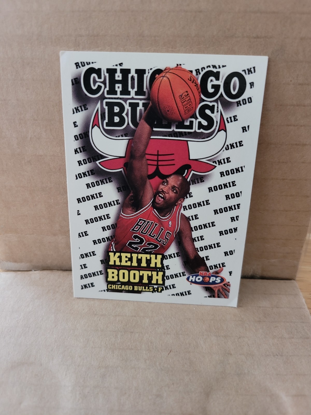 Keith Booth NBA Hoops 97-98 #175 Rookie Card Chicago Bulls