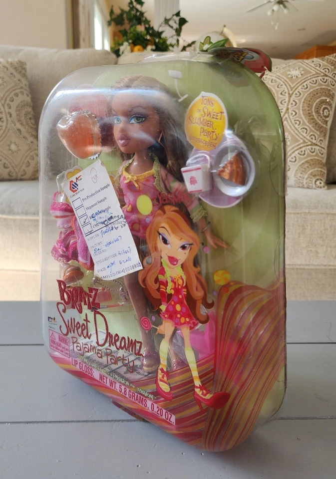 MGA Bratz 2006 Sweet Dreamz Yasmin Brats Brat кукла Slumber образец продукта - Изображение 2 из 4