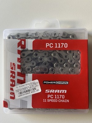 SRAM Kette 11-fach PC 1170 120 Glieder 11-fach mit Power-Lock, si.