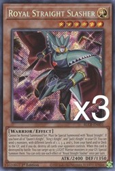 Royal Straight Slasher BLCR-EN001 Secret Rare 1st Edition