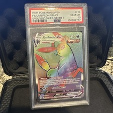 Pokemon TCG Umbreon VMAX (Secret) 214/203 SWSH07: Evolving Skies Holo PSA 10