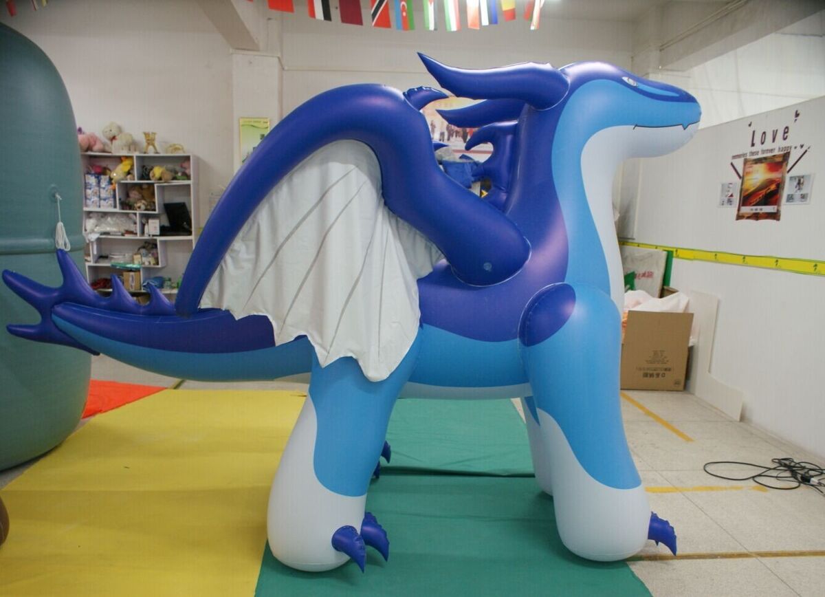 Soft PVC0.4MM Inflatable Dragon Size 6.56ft High Free Soft PVC0.4MM Inflatable Dragon Size 6.56ft High Free