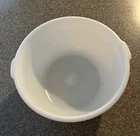 Vintage 1930s McKee White 9.5" Mixing Bowl Sunbeam Mixmaster Milk Glass