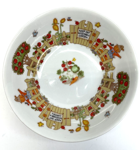 Vintage Enesco Fine China Bowl "Vegetable Garden" 1976 - Picture 2 of 3