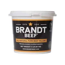 Brandt Beef Tallow - 100 All Natural Pure Beef Tallow - 64 oz.