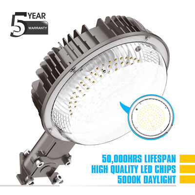 80W 100W 120W LED Light Dusk to Dawn Photocell Yard Barn Security Area Light ETL