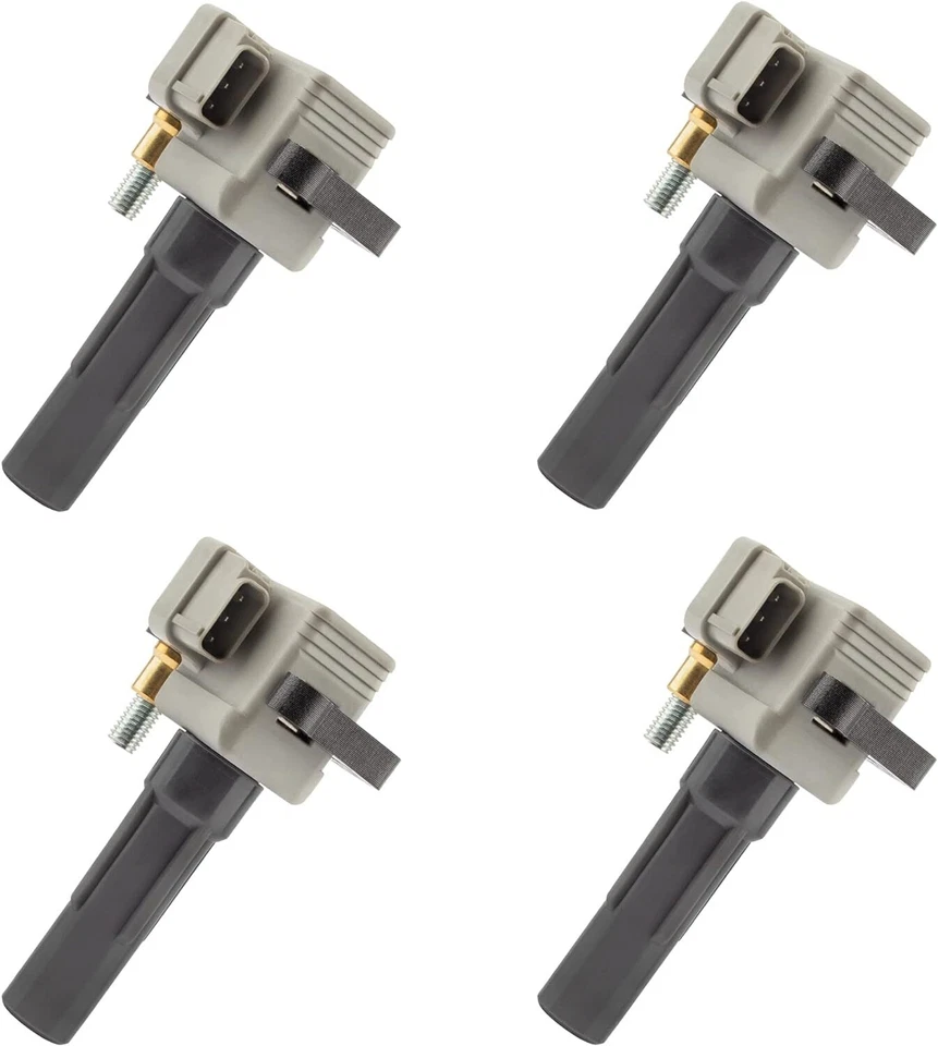 Bobinas de ignição 4 peças serve 2004-2010 Subaru Impreza WRX 2.5L Turbo pacote com 4 - Imagem 2 de 4