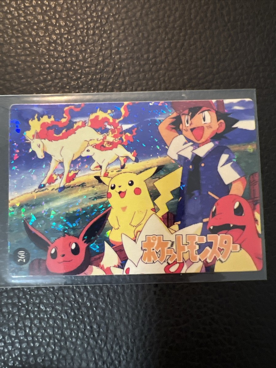 はちもんです。 Japanese Pikachu #363 Pokémon Vintage Prism Vending Sticker
