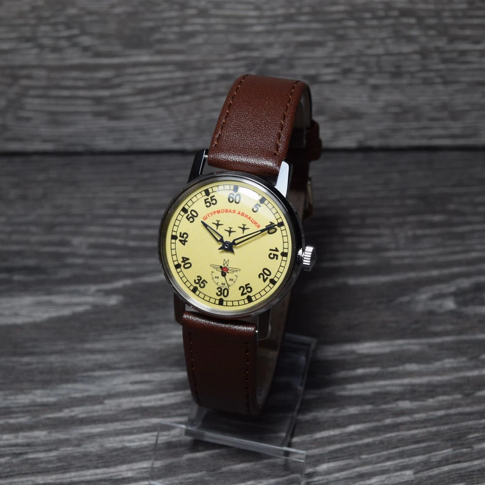 Watch Pobeda Yuri Gagarin WristWatch Sturmanskie Vintage Soviet Mechanical USSR - Image 3 of 4