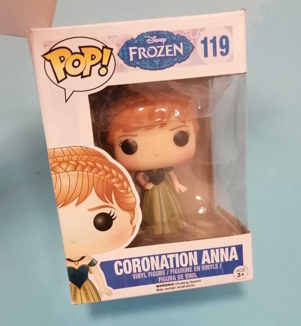 En Oferta ¡Pop Congelado Original De Disney! Coronation Anna 119 Raro Raro