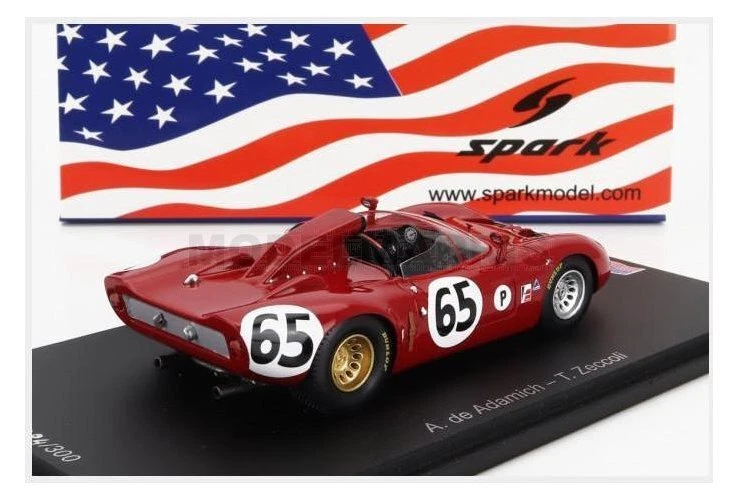Modelo Spark US314 Alfa Romeo - 33 Spider Team Autodelta N 65 12h Sebring 1967 A Foto 3 de 3