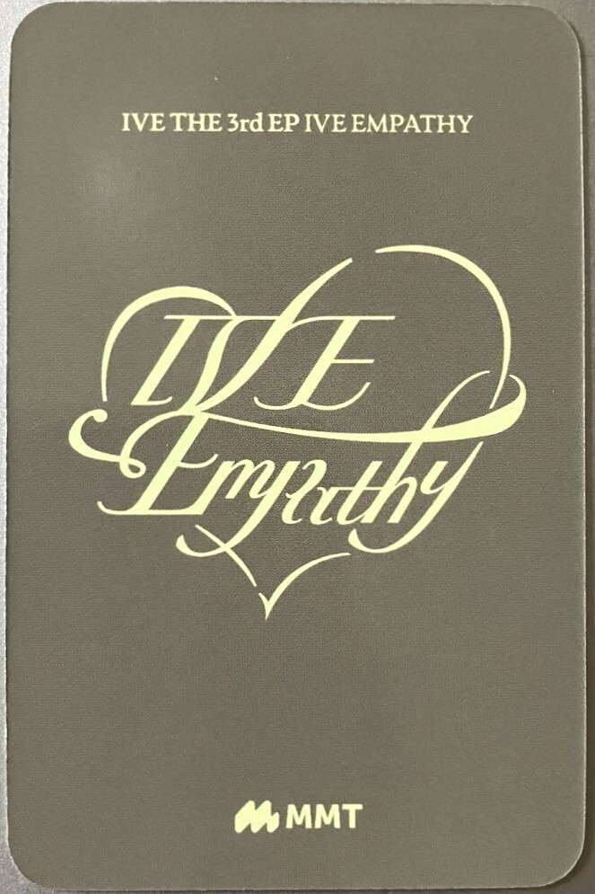 IVE EMPATHY MMT Video Call Fan Sign Event Official Photocard Photo