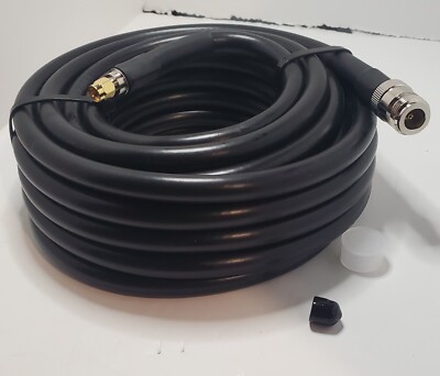 MOOKEERF Type Female to RP-SMA Male - Helium Miner Cable 25ft - Updated Low
