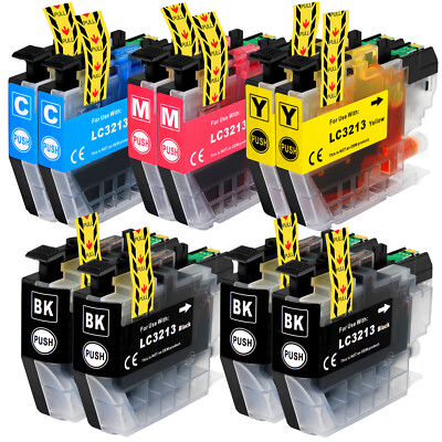 10x LC3213 Druckerpatronen Kompatibel für Brother LC 3213 MFC-J890DW MFC-J895DW