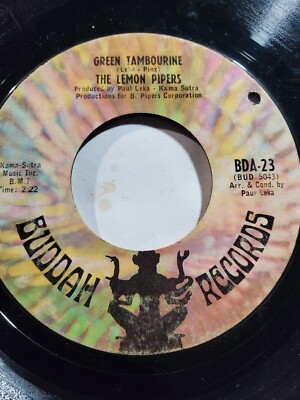Lemon Pipers Green Tambourine / No Help From Me 45 Buddah 1967 GOOD F55
