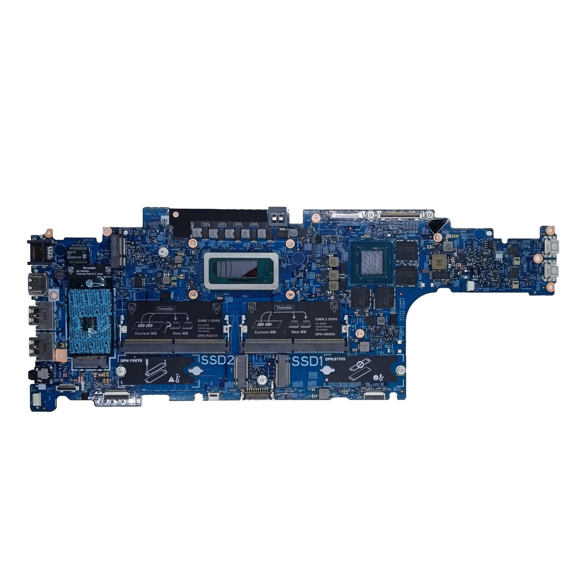 08NH3W 8NH3W For Dell Latitude 15 5531 Motherboard 203117-1 i7