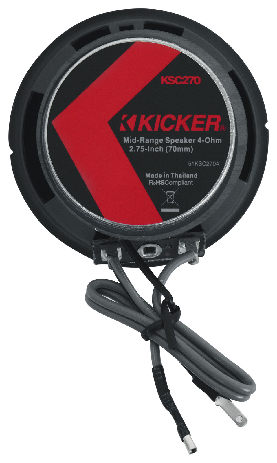 2 Среднихтвитера Kicker 51KSC2704 KSC270 275 Подходят для GMChryslerSubaruJeepToyota
