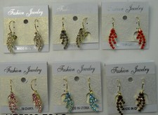 wholesale jewelry lot 6/12 pairs summer/ gold color drop/stud fashion earrings