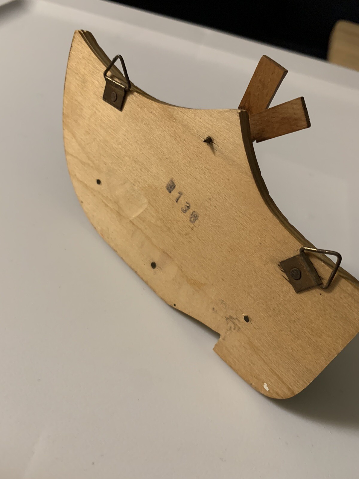 Vtg Holland Wood Clog Plaque Wall Hanging Windmill Key Hooks 6”